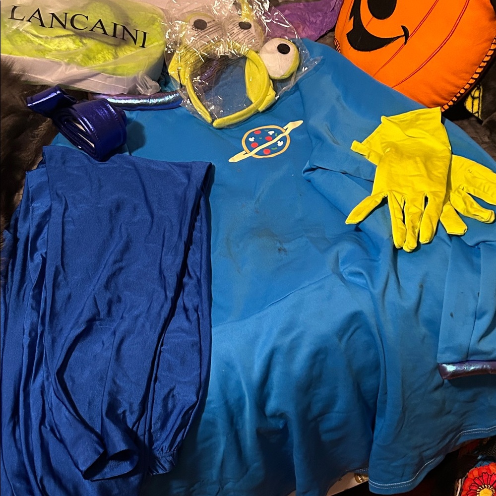 Disney Blue and Yellow Alien Costume for women